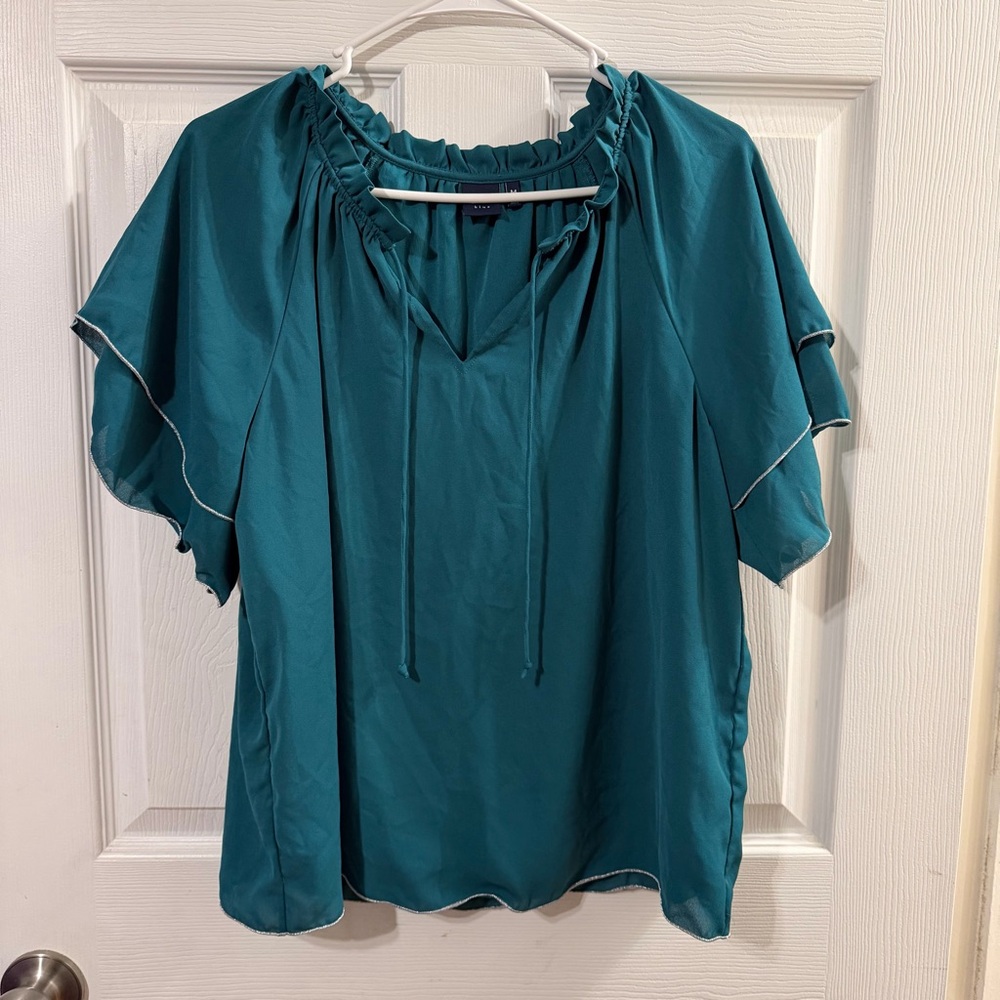 Kaari Blue Teal Blouse